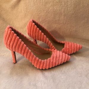 ***BRAND NEW*** Peach Fuzzy Heels